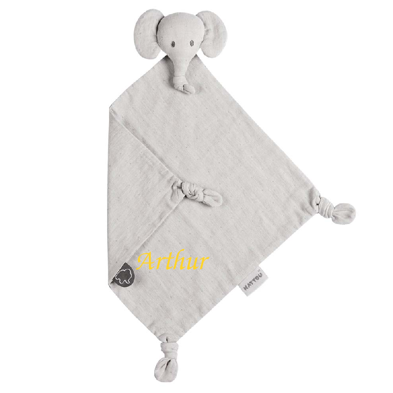  - tembo the elephant - comforter grey cotton 30 cm 